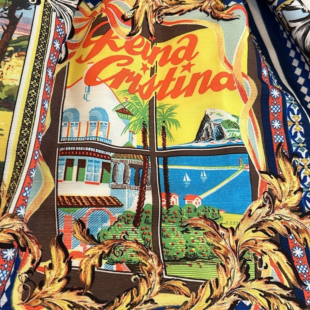 Multicolor Printed Tie-Front Sundress - Picture 12 of 13